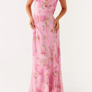 Floral Print Spaghetti Strap Dress